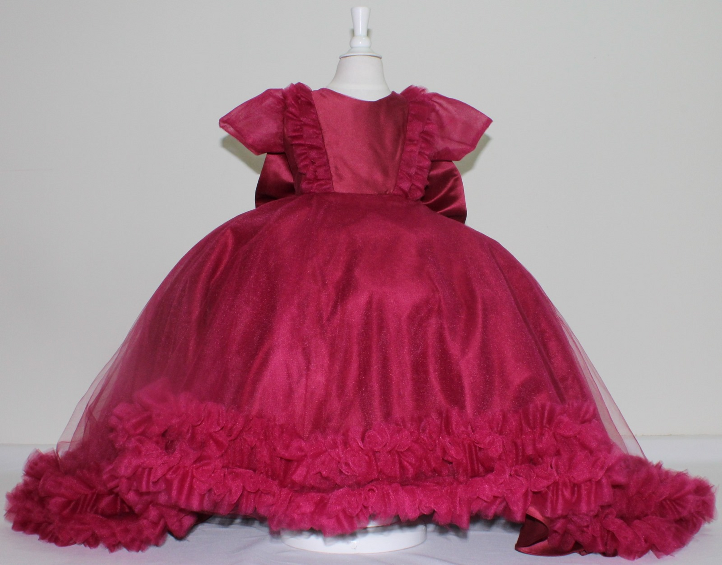 Diseño Selenny - Vestido Color Burgandi