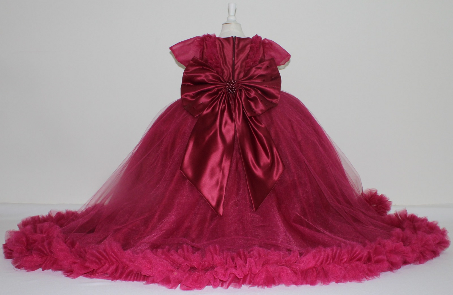 Diseño Selenny - Vestido Color Burgandi