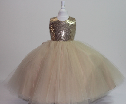 Diseño Alicia - Champagne-Colored Dress design