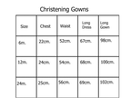 Christening Gown Dress - Model 109
