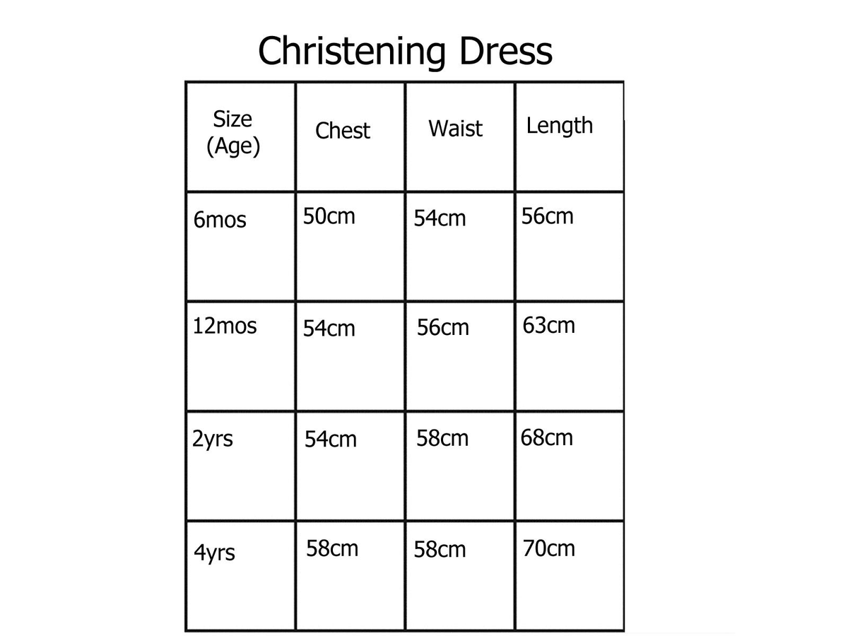 Christening Dress - Model 162